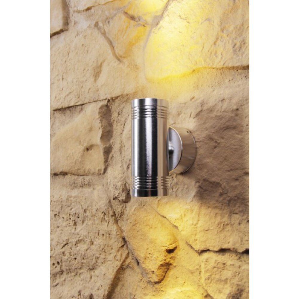 Konstsmide Monza Außenwandleuchte LED Aluminium, Edelstahl, 6-flammig main product photo