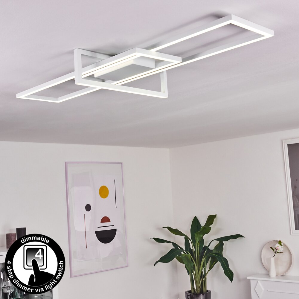 Omega Deckenleuchte LED Weiß, 1-flammig main product photo