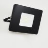 Krokane Außenwandleuchte LED Schwarz, Weiß, 1-flammig
