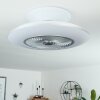 Chaville Deckenventilator LED Weiß, 1-flammig, Fernbedienung