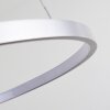 Canisteo Pendelleuchte LED Silber, 2-flammig, Fernbedienung, Farbwechsler