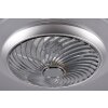 Reality Narvik Ventilator LED Chrom, 1-flammig, Fernbedienung