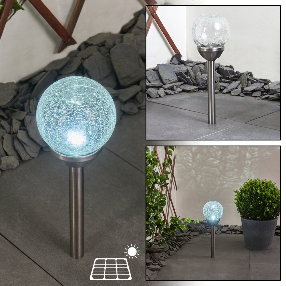 Carbonia Solar-Kugelleuchte LED Nickel-Matt, 1-flammig main product photo