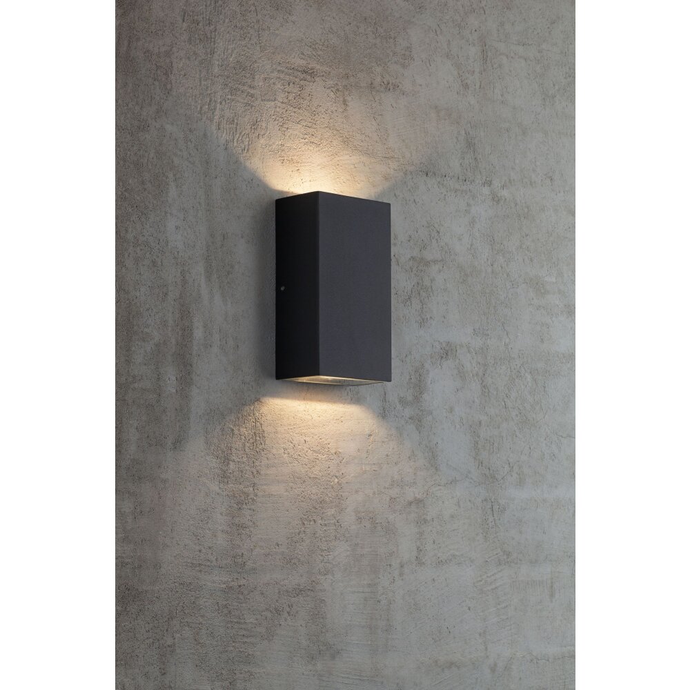 Nordlux ROLD Außenwandleuchte LED Schwarz, 2-flammig main product photo