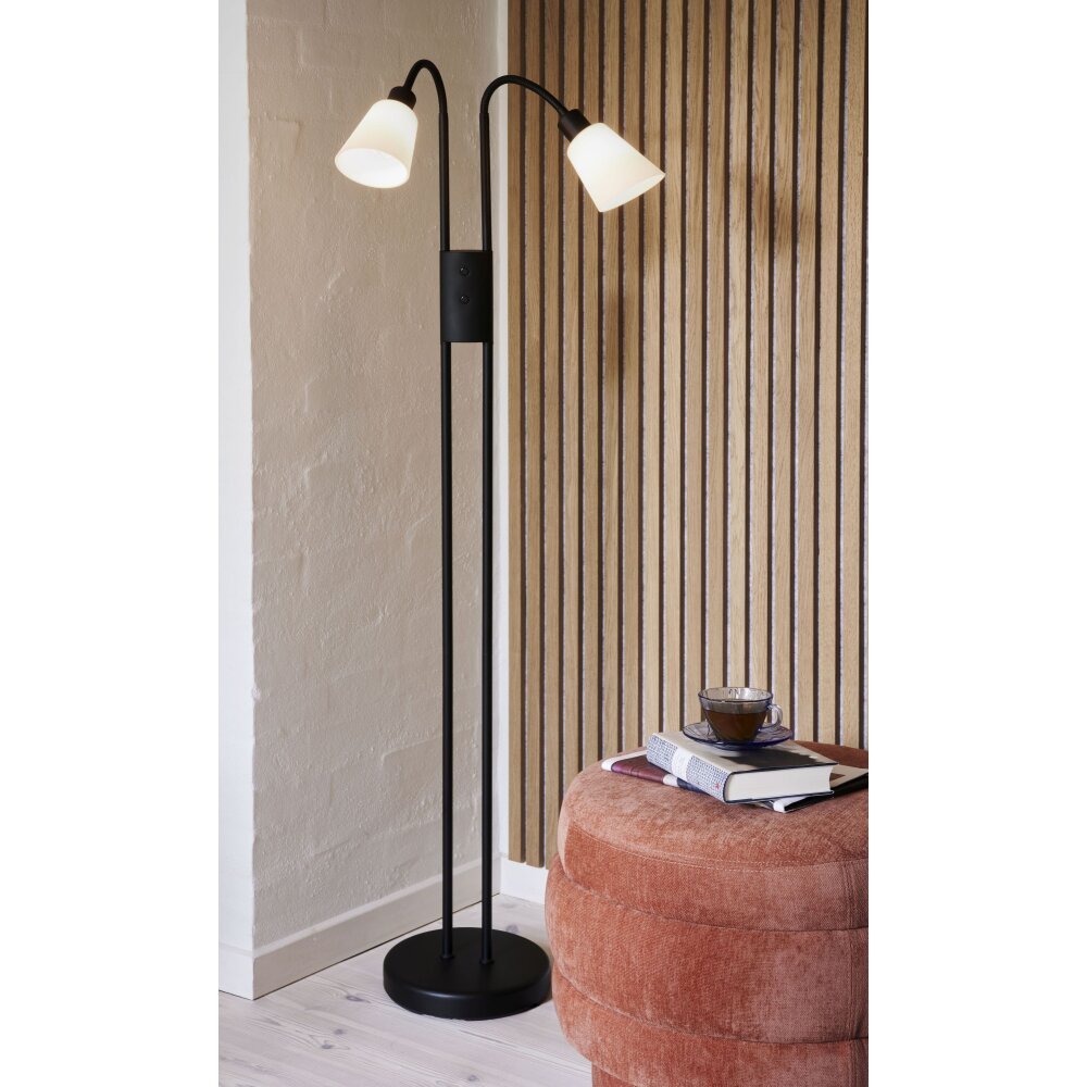 Nordlux MOLLI Stehleuchte Schwarz, 2-flammig main product photo