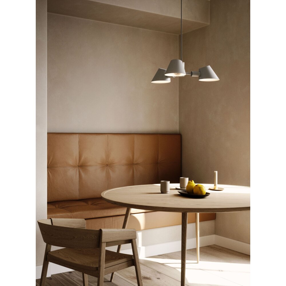 Design For The People by Nordlux STAY Hängeleuchte Grau, 3-flammig main product photo
