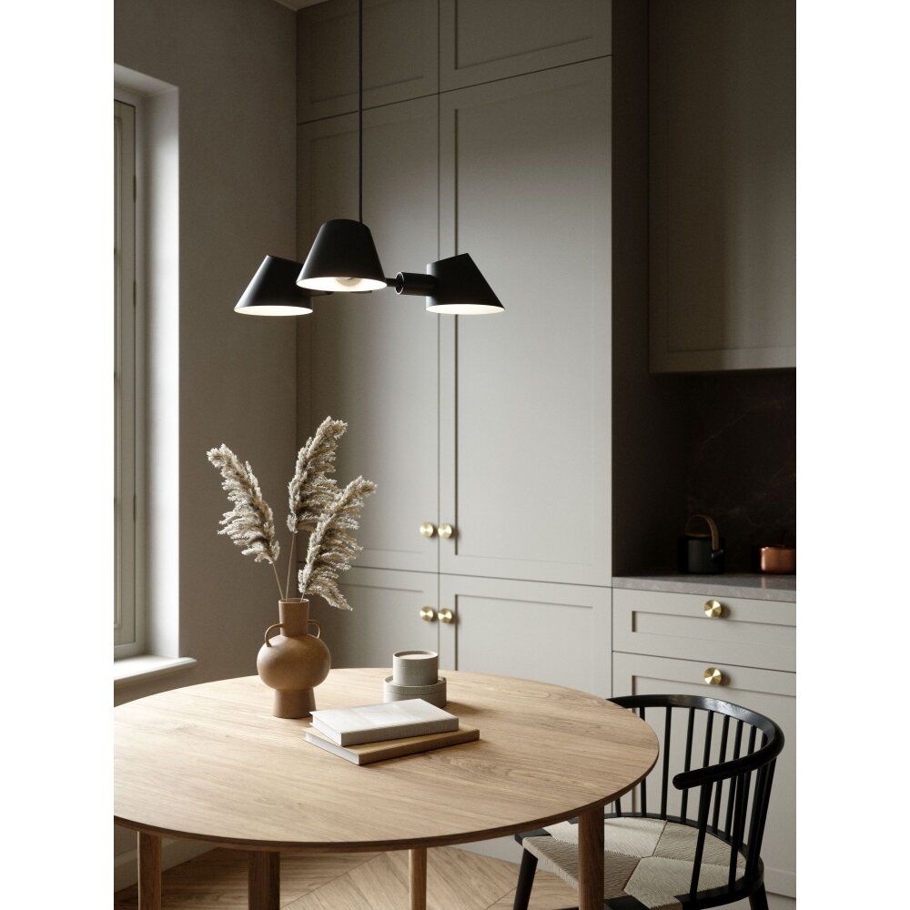 Design For The People by Nordlux STAY Hängeleuchte Schwarz, 3-flammig main product photo