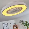 Penon Deckenventilator LED Weiß, 1-flammig, Fernbedienung