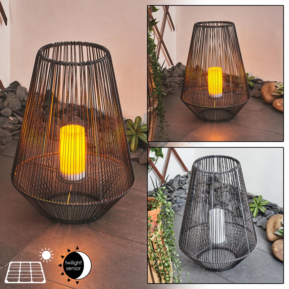 Mendola Solarleuchte LED Grau, 1-flammig main product photo