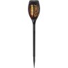 Globo 3er Set SOKARO Solarleuchte LED Schwarz, 12-flammig
