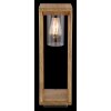 Globo CANDELA Sockelleuchte Holz dunkel, 1-flammig