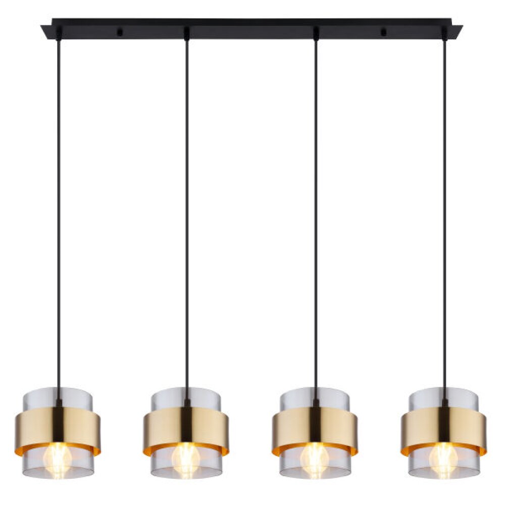 Globo MILLEY Hängeleuchte Schwarz, 4-flammig main product photo