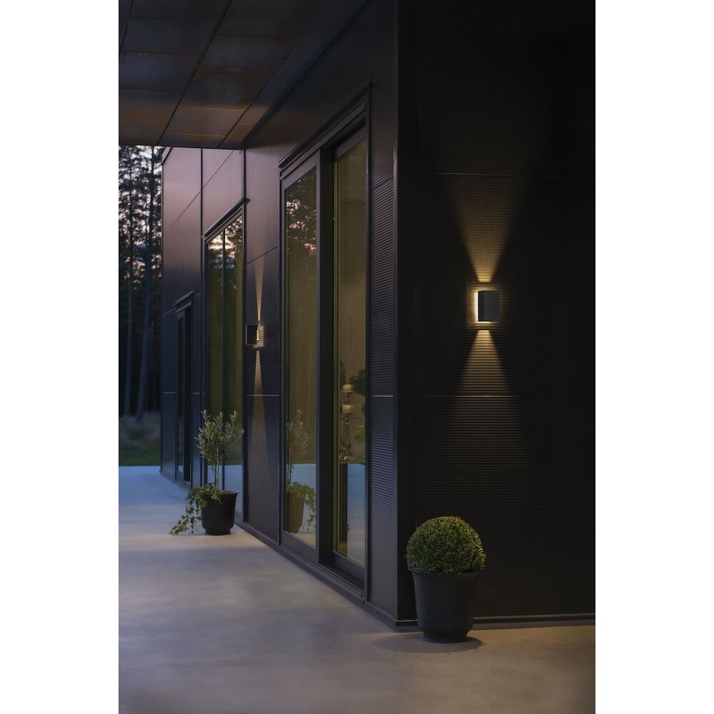 Konstsmide Cremona Außenwandleuchte LED Anthrazit, 3-flammig main product photo