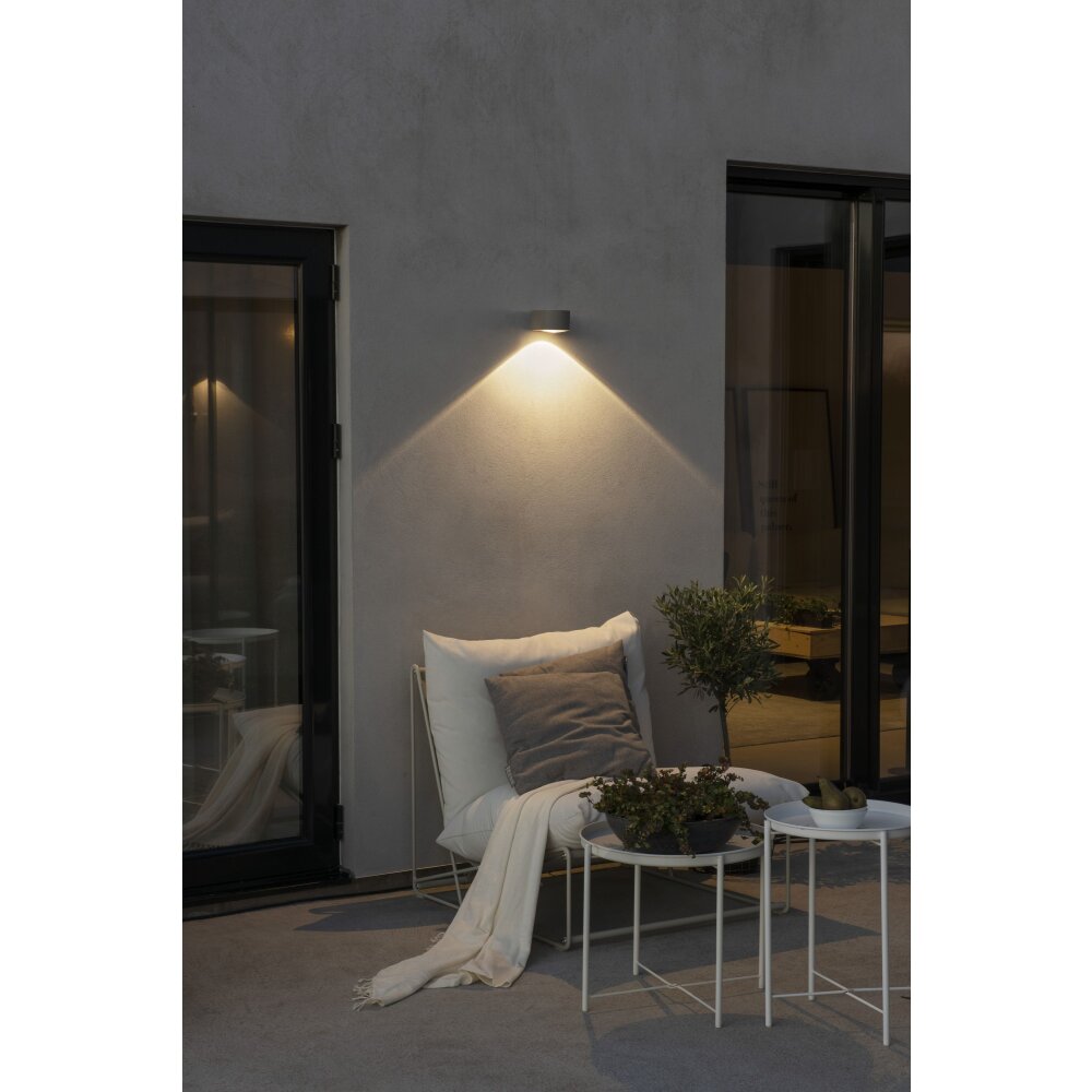 Konstsmide Gala Außenwandleuchte LED Anthrazit, 1-flammig main product photo