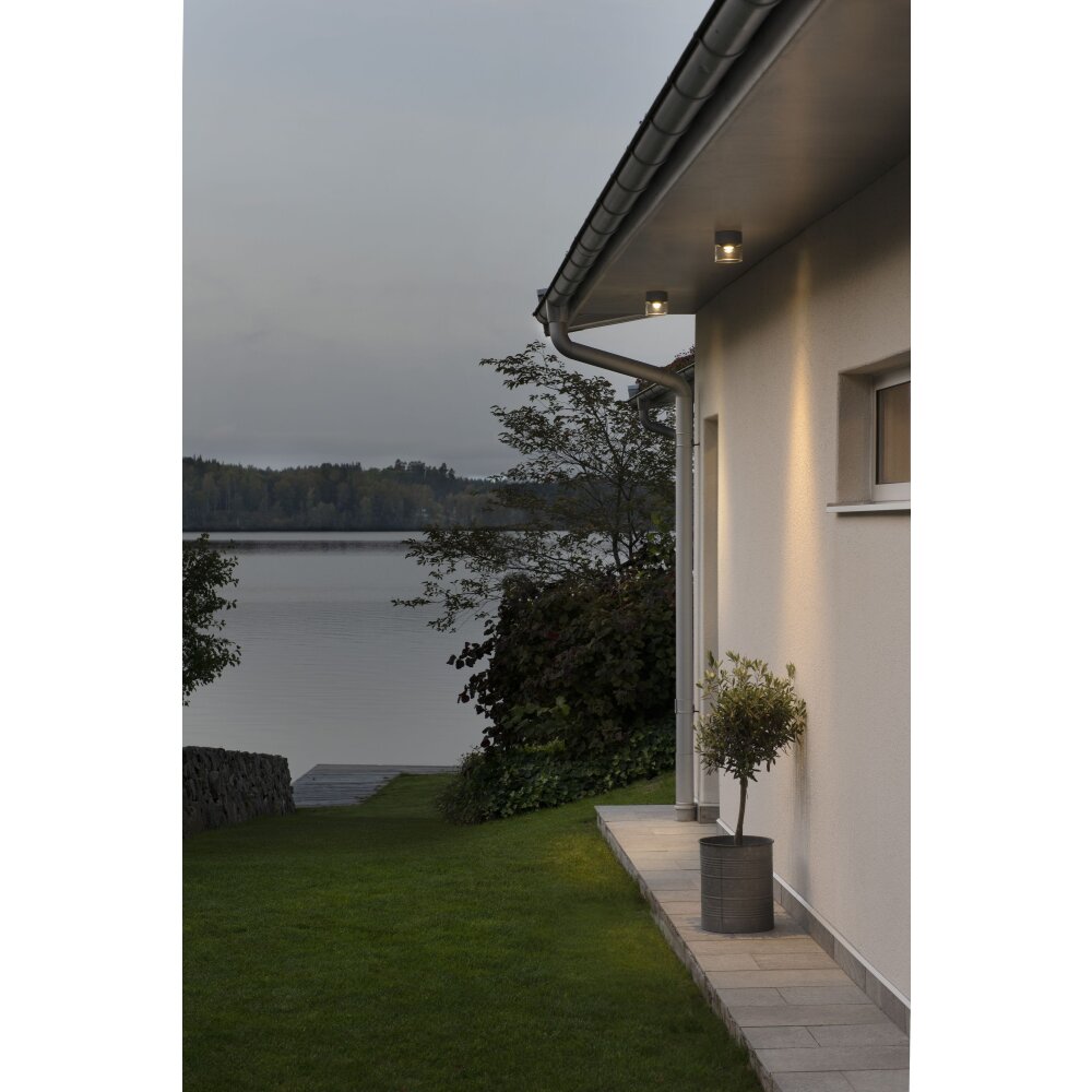Konstsmide Varese Außendeckenleuchte LED Anthrazit, 1-flammig main product photo