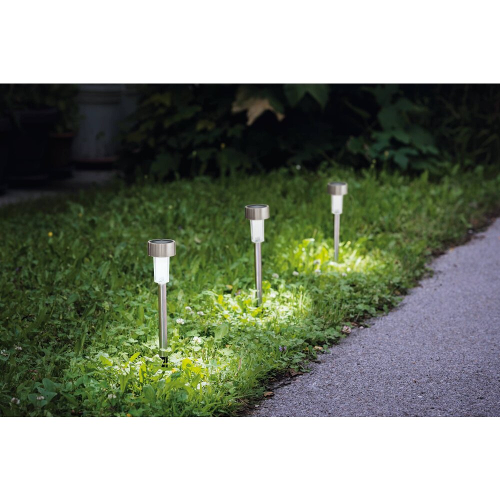 Eglo SHINE Solar-Wegeleuchte LED Edelstahl, 1-flammig main product photo
