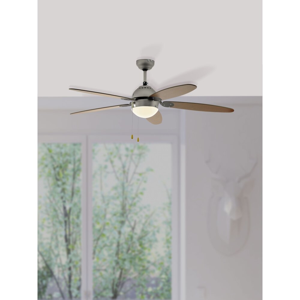 Eglo SUSALE Deckenventilator Nickel-Matt, 1-flammig main product photo