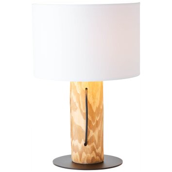 Brilliant Jimena Tischleuchte Holz hell, Schwarz, 1-flammig Brilliant Jimena Tischleuchte Holz hell, Schwarz, 1-flammig