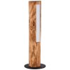 Brilliant Odun Tischleuchte LED Holz hell, Schwarz, 1-flammig