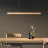 Brilliant Ainara Pendelleuchte LED Holz hell, Schwarz, 1-flammig