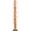 Brilliant Calandra Stehleuchte Holz hell, Schwarz, 4-flammig