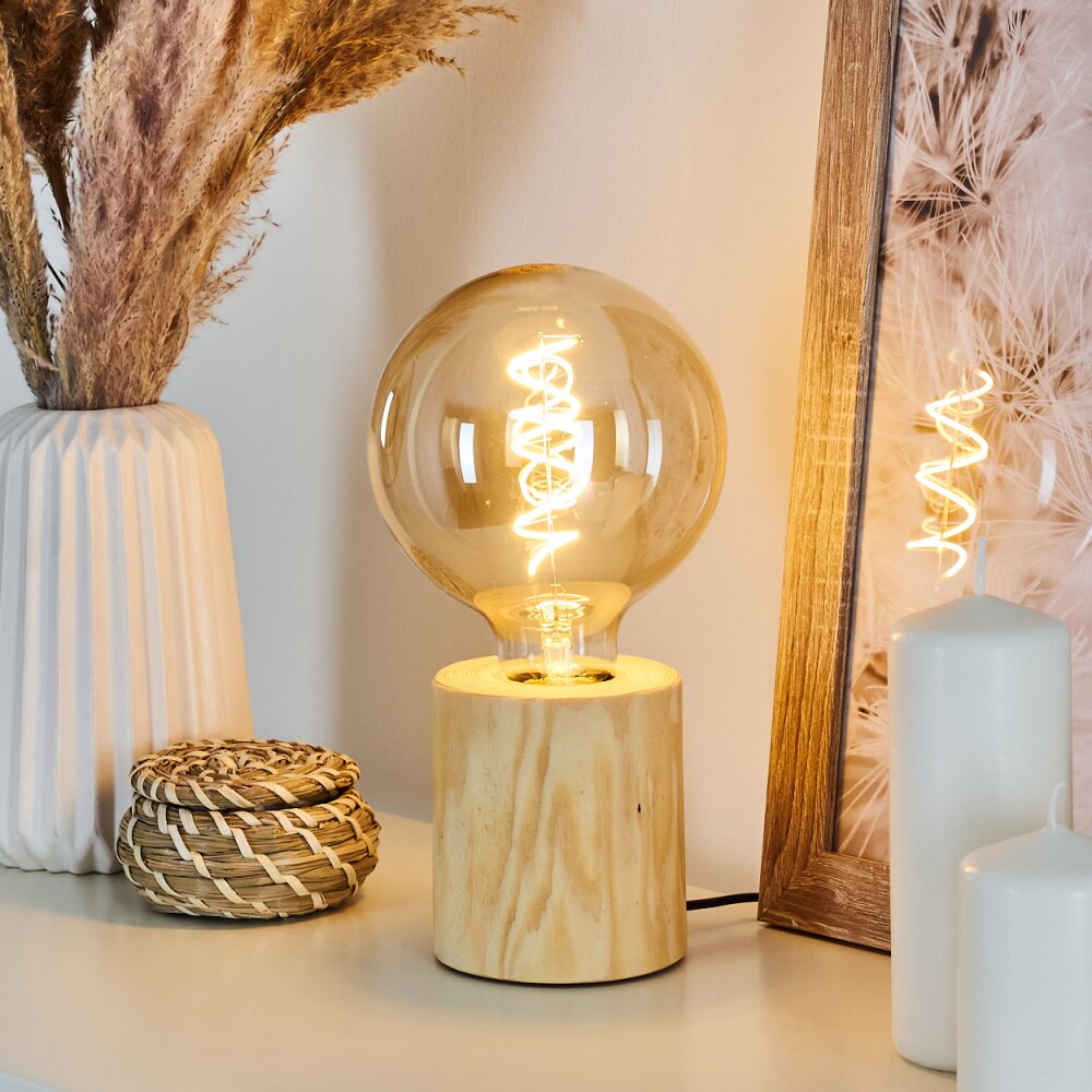 Canedo Tischleuchte Braun, 1-flammig main product photo
