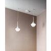 Fabas Luce Apollo Pendelleuchte Weiß, 2-flammig