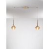 Fabas Luce Apollo Pendelleuchte Messing, 2-flammig