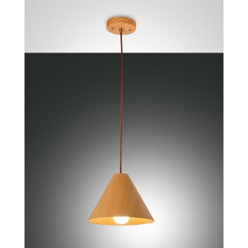 Fabas Luce Esino Pendelleuchte Holz hell, 1-flammig Fabas Luce Esino Pendelleuchte Holz hell, 1-flammig