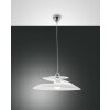 Fabas Luce Aragon Pendelleuchte Chrom, 1-flammig