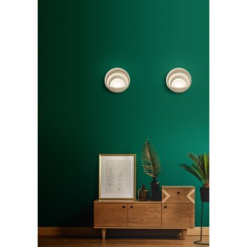 Fabas Luce Sunrise Wandleuchte Gold, 1-flammig Fabas Luce Sunrise Wandleuchte Gold, 1-flammig