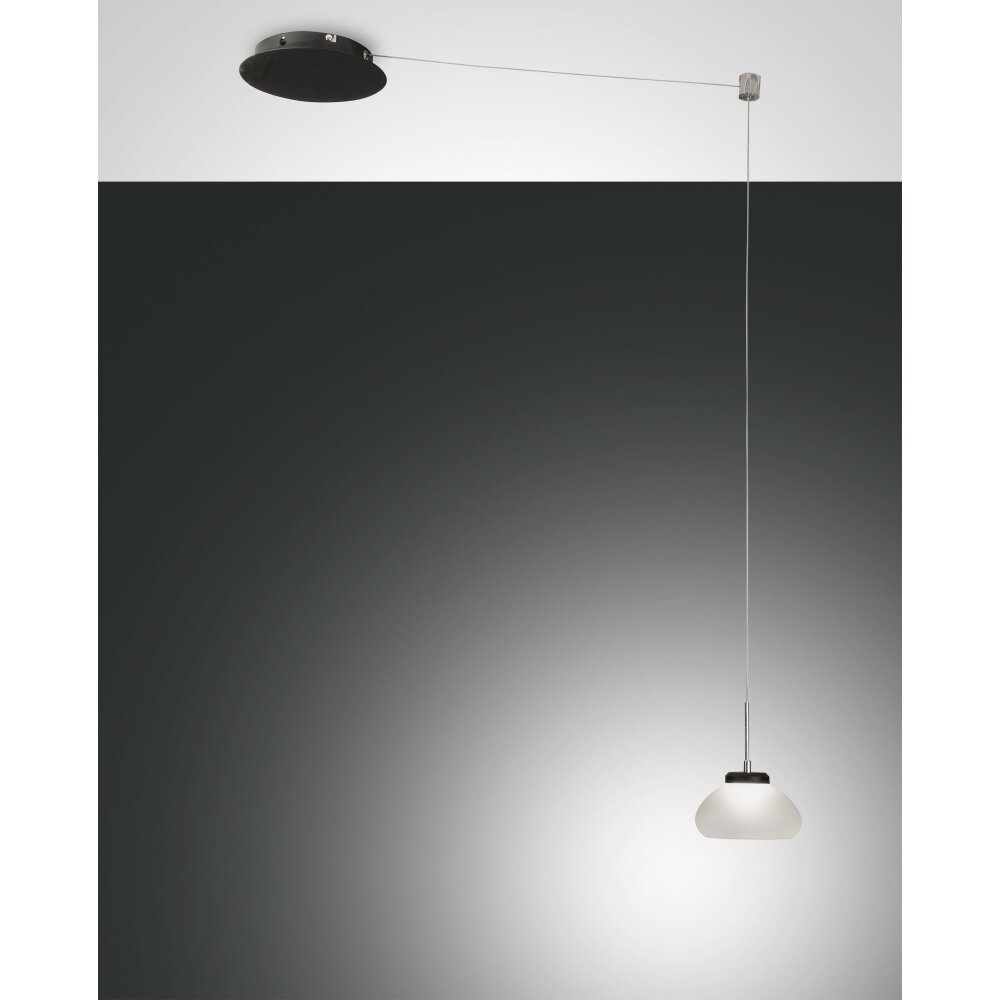 Fabas Luce Arabella Pendelleuchte LED Schwarz, 1-flammig main product photo