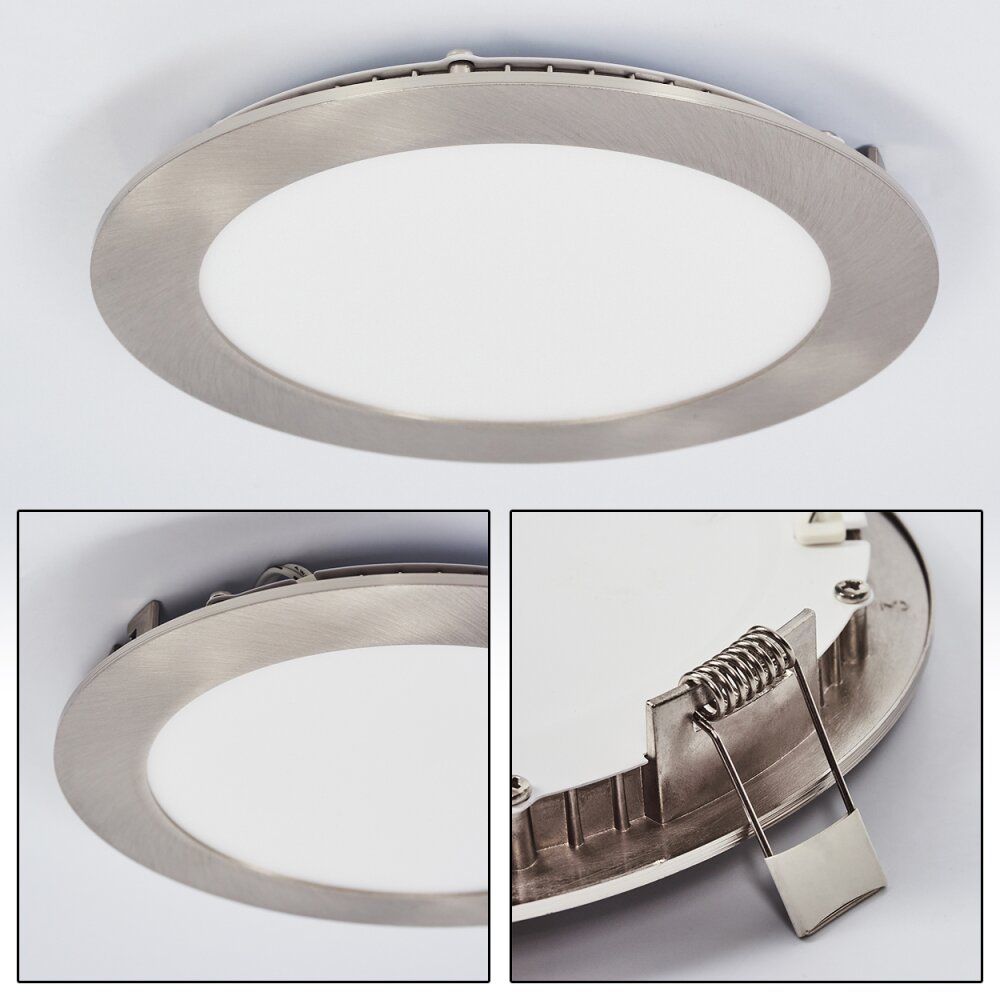 Finsrud Einbauleuchte LED Nickel-Matt, 1-flammig main product photo