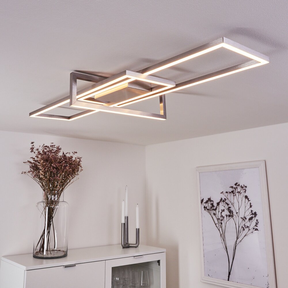 Omega Deckenleuchte LED Nickel-Matt, 1-flammig main product photo