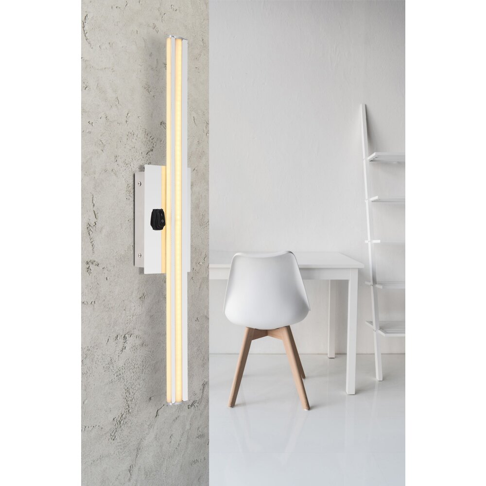 Globo VIGGO Wandleuchte LED Aluminium, Chrom, 1-flammig main product photo