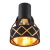 Globo BLANCA Wandleuchte Schwarz, 1-flammig