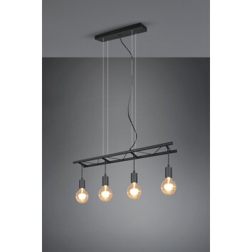 Reality Ladder Pendelleuchte Schwarz, 4-flammig Reality Ladder Pendelleuchte Schwarz, 4-flammig
