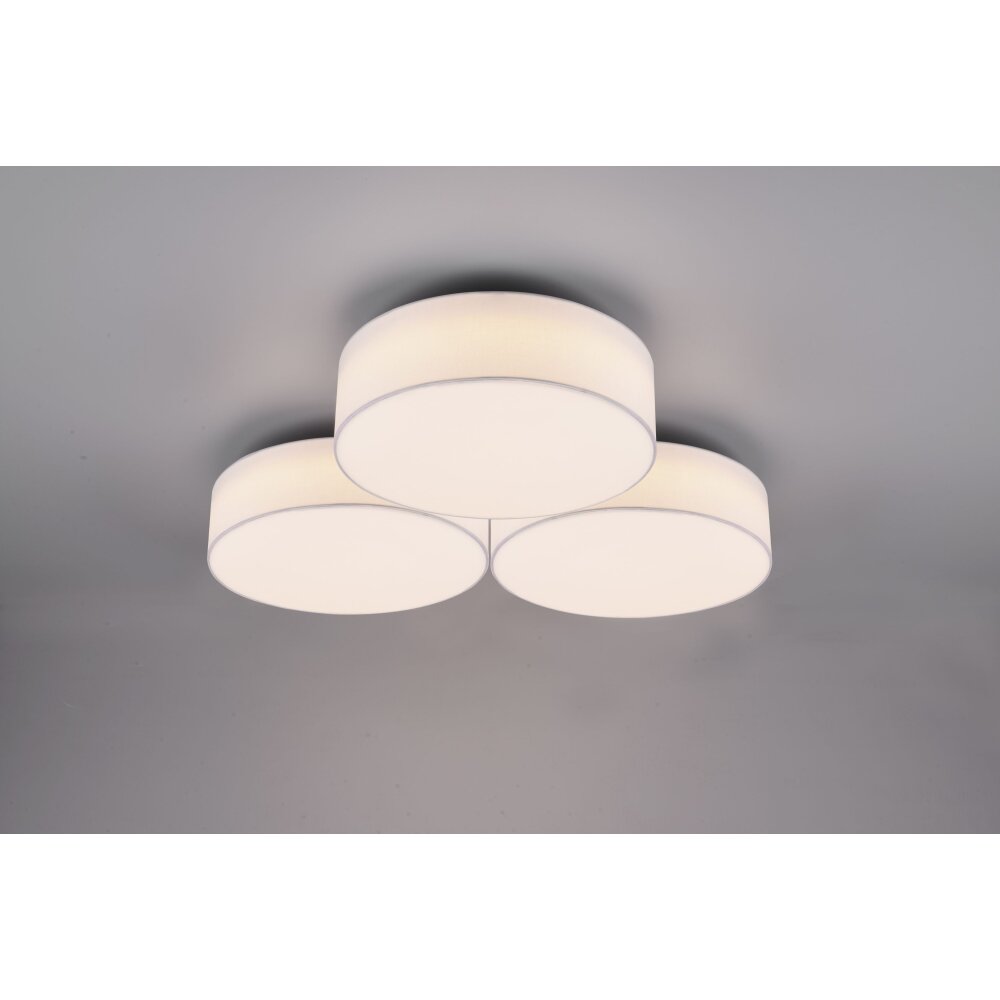 Trio Leuchten Lugano Deckenleuchte LED Weiß, 1-flammig main product photo