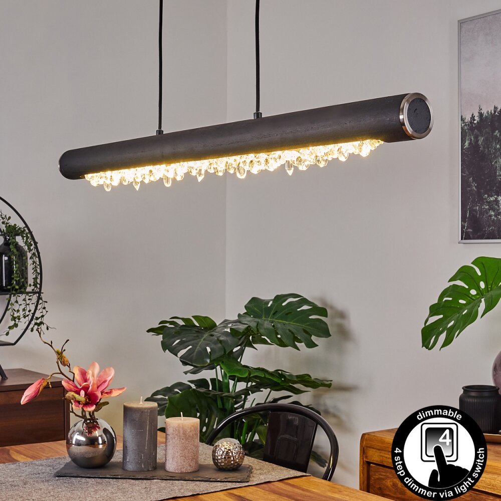 Rodeche Pendelleuchte LED Silber, 1-flammig main product photo