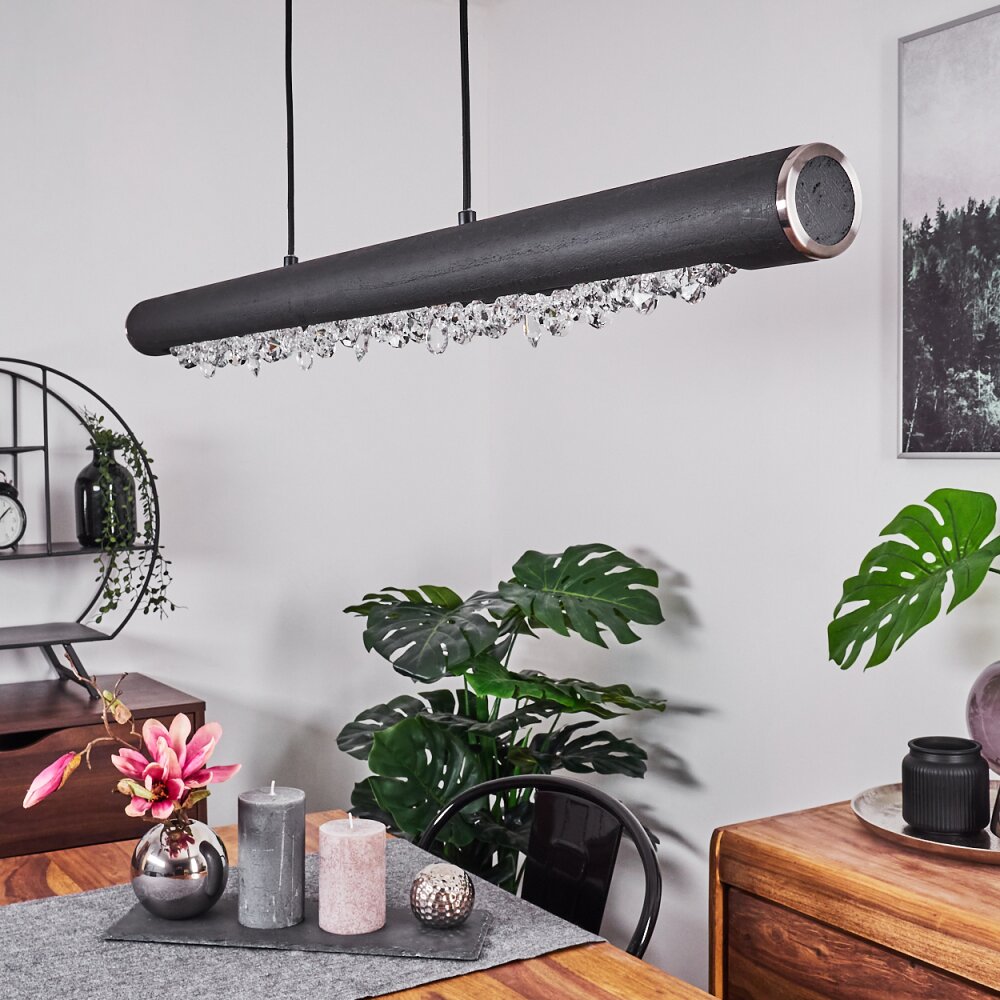 Rodeche Pendelleuchte LED Silber, 1-flammig