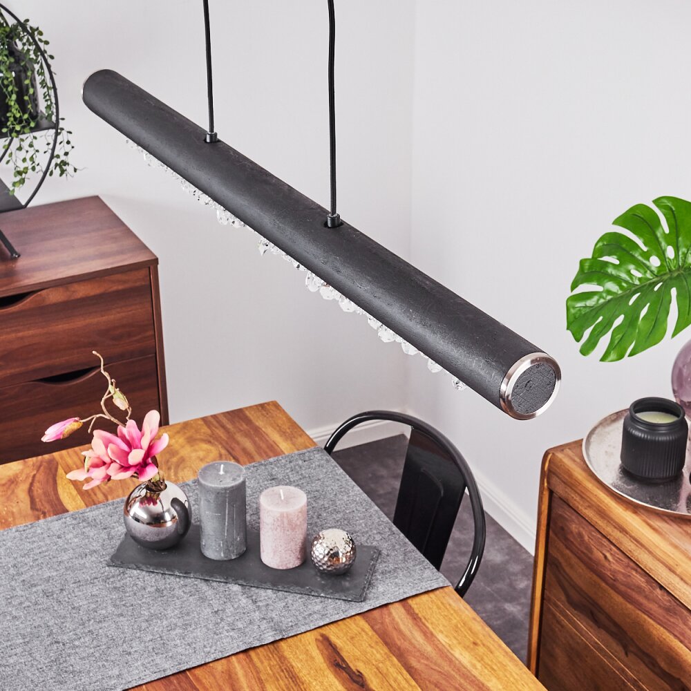 Rodeche Pendelleuchte LED Silber, 1-flammig