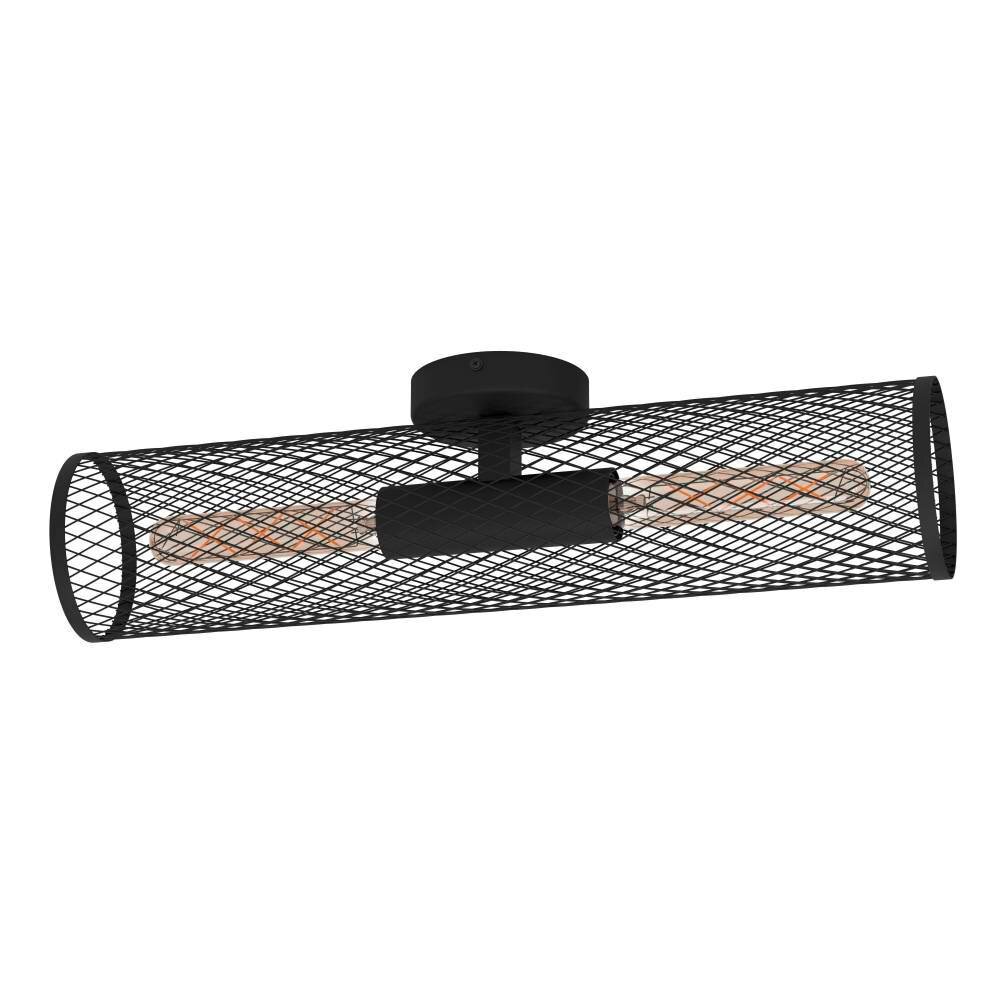 Eglo Leuchten REDCLIFFE Deckenleuchte Schwarz, 2-flammig main product photo