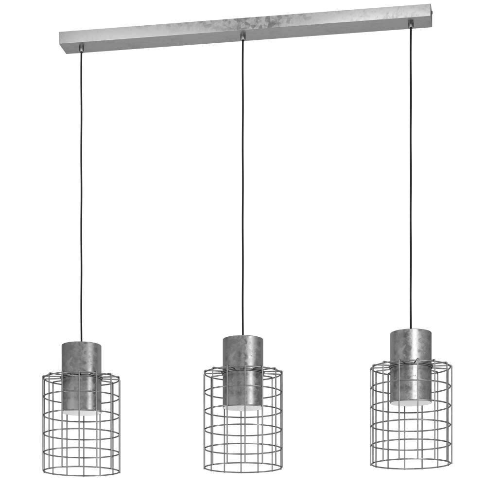 Eglo Leuchten MILLIGAN Pendelleuchte Verzinkt, Weiß, 3-flammig main product photo