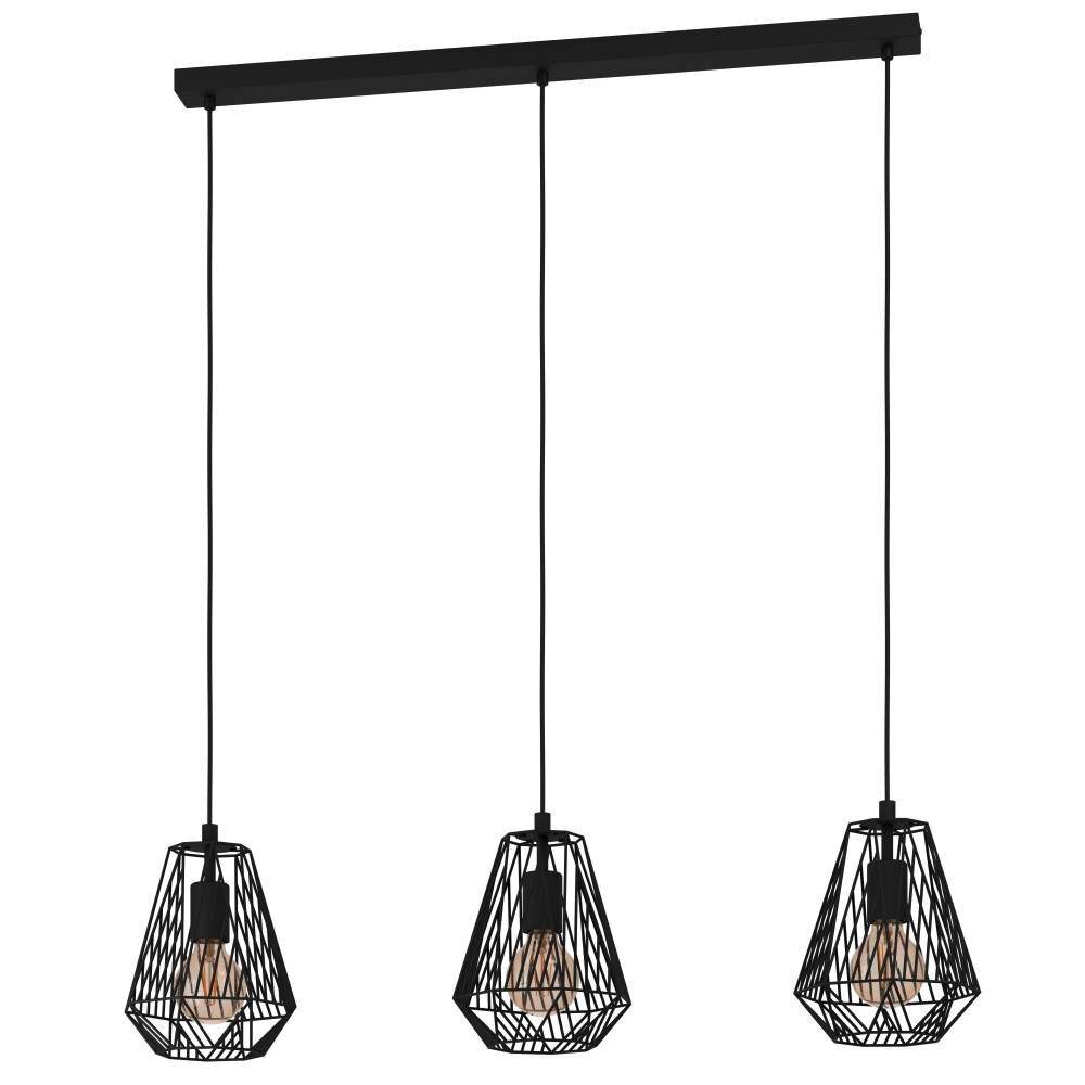Eglo Leuchten STYPE Pendelleuchte Schwarz, 3-flammig main product photo