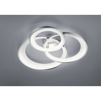Trio Leuchten Granada Deckenleuchte LED Chrom, 1-flammig