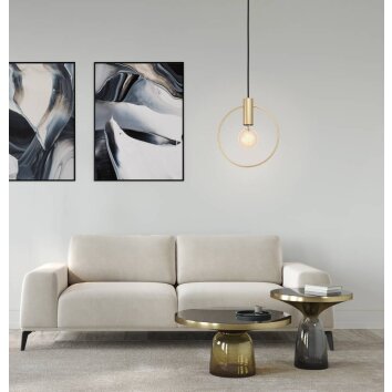 Eglo Leuchten MANIZALES Pendelleuchte Messing, 1-flammig Eglo Leuchten MANIZALES Pendelleuchte Messing, 1-flammig