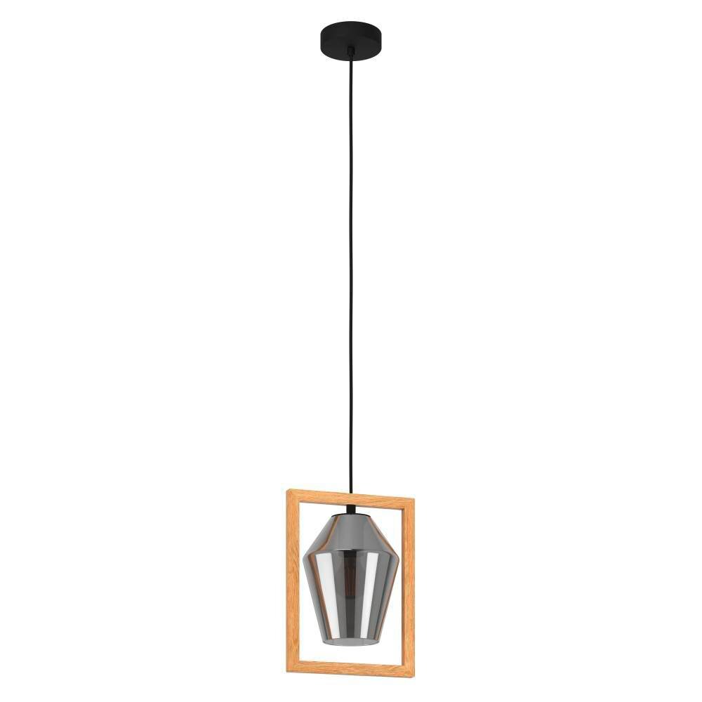Eglo Leuchten VIGLIONI Pendelleuchte Braun, Schwarz, 1-flammig main product photo