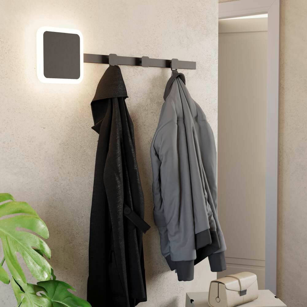 Eglo Leuchten CARTIGNANO Wandleuchte LED Schwarz, 1-flammig main product photo