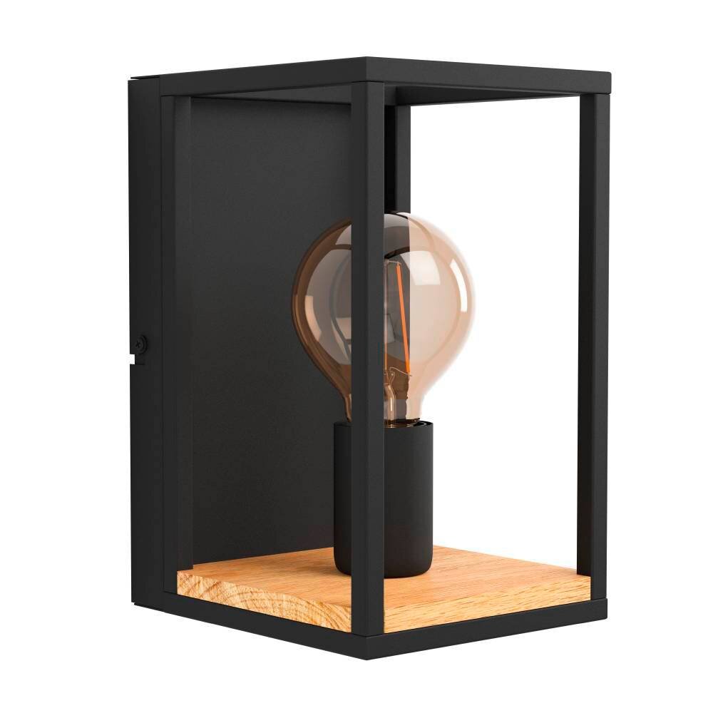Eglo Leuchten LIBERTAD Wandleuchte Braun, Schwarz, 1-flammig main product photo