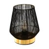 Eglo Leuchten ESCANDIDOS Tischleuchte Messing, Schwarz, 1-flammig
